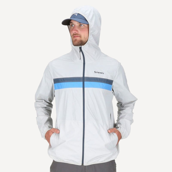 Куртка Simms Fastcast Windshell (Мужской; XL; Sterling)